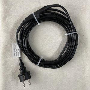 EXTRA PEVNÝ vykurovací kábel na ochranu proti mrazom s TERMOSTATOM IP68 17W/m - 4 m